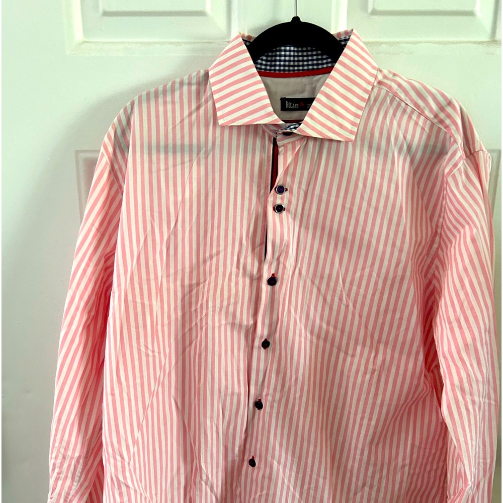 Roland cotton men’s shirt. Never used. Sz XXL. Classic fit European.